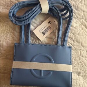 Size small Telfar purse in color Cerulean NWT